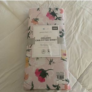 Pottery Barn Kids “Aria” organic crib sheet